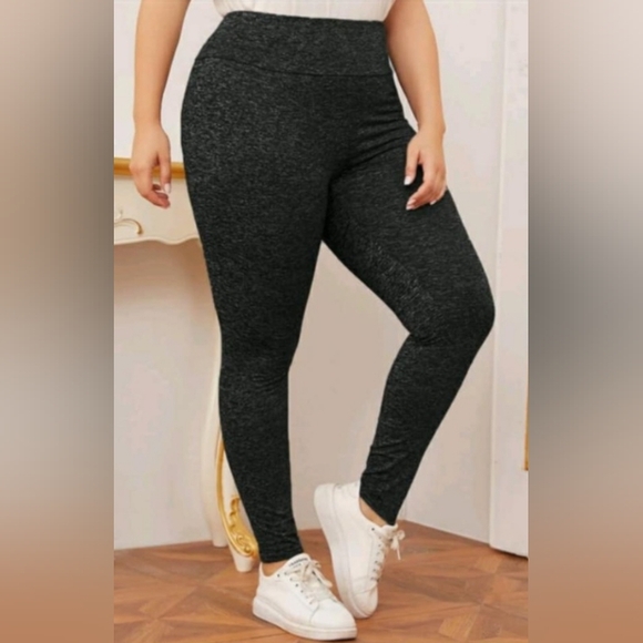 4/$80 Black Mulvari Marled Leggings - Size 4XL (US20) - Picture 9 of 9